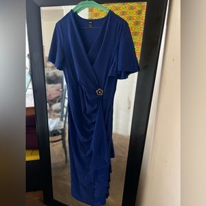 Sparkling blue dress